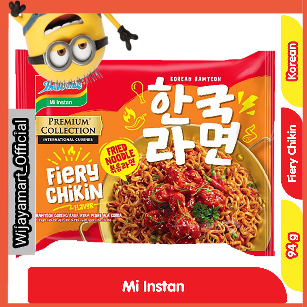 

Indomie Mi Instan Goreng Fiery Chikin 94 g