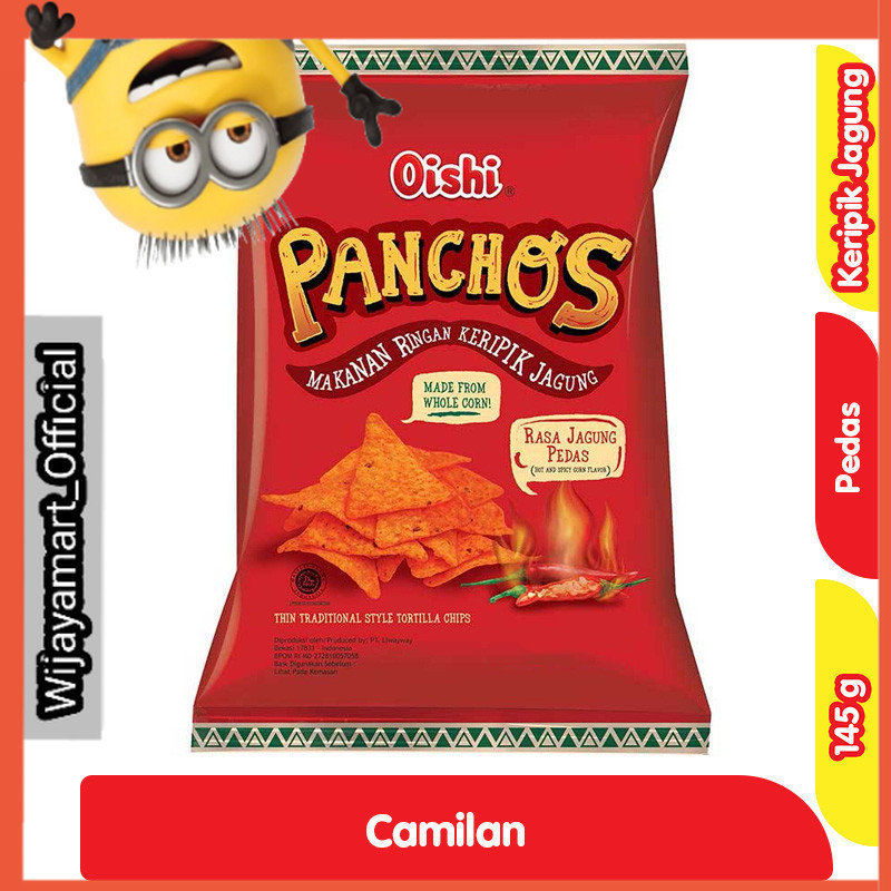 

Oishi Panchos Keripik Jagung Pedas 145 g