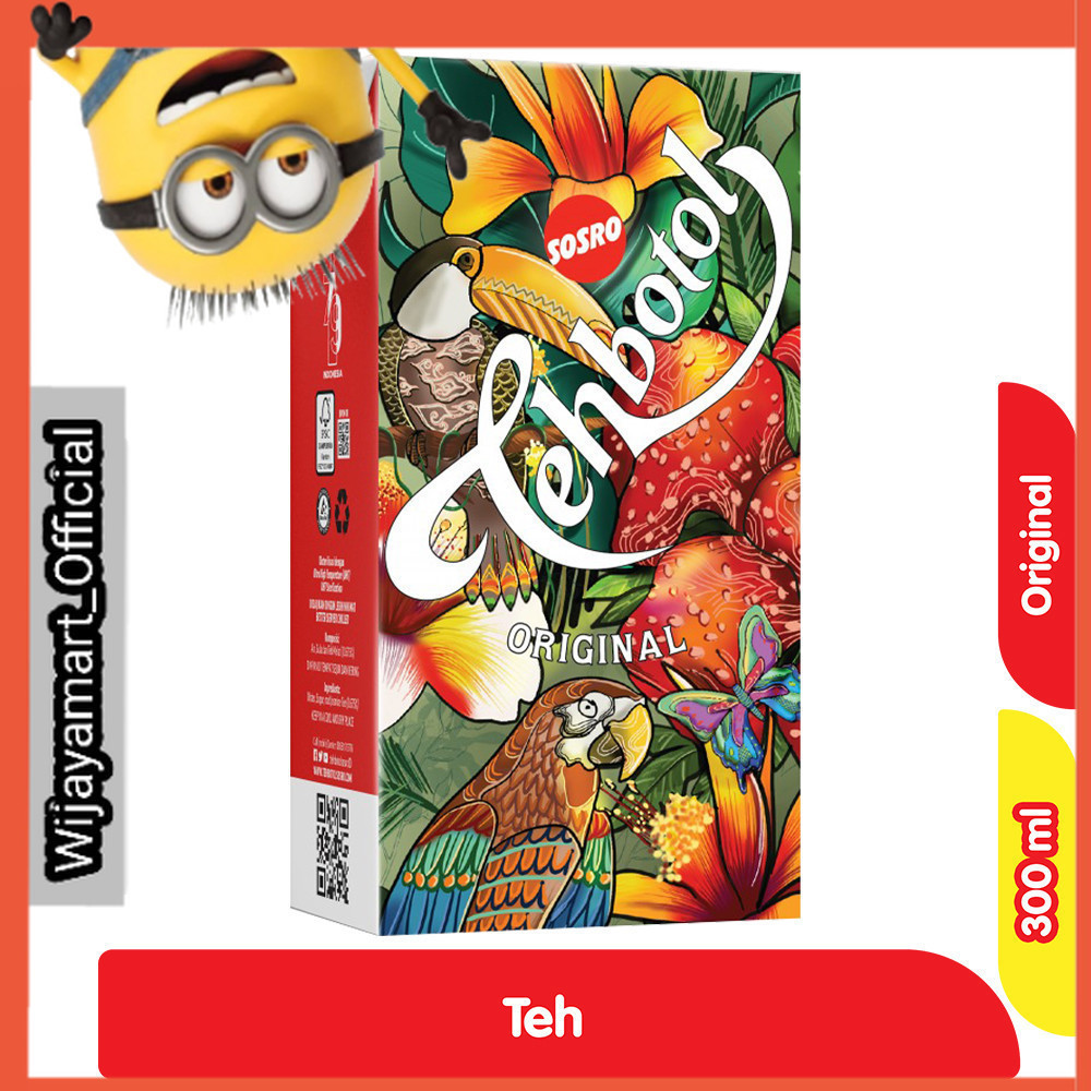 

Tehbotol Sosro Minuman Teh Original 300 ml