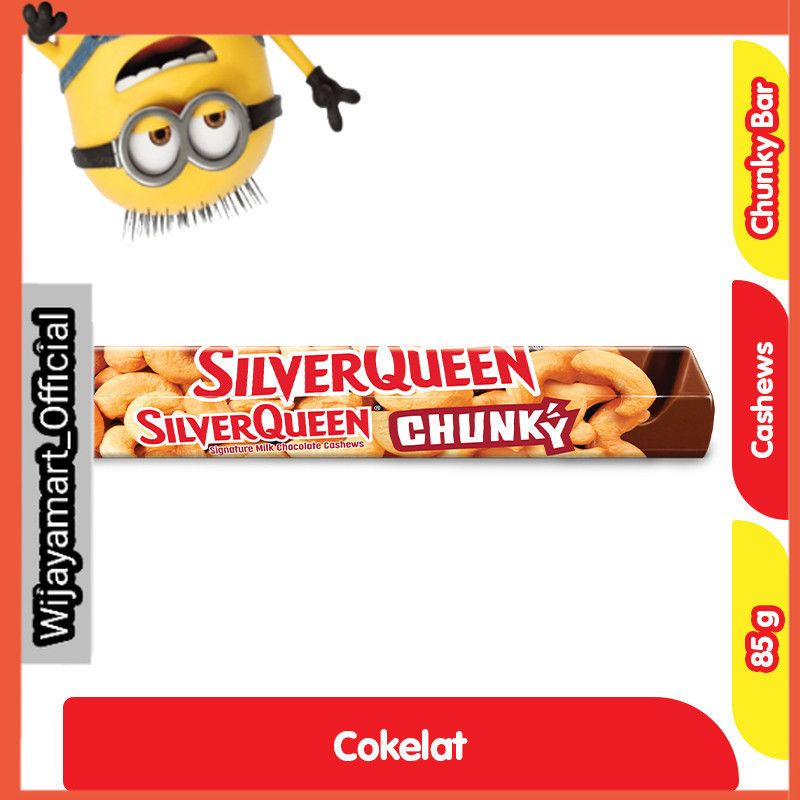 

SilverQueen Chunky Bar Cokelat Cashew 85 g