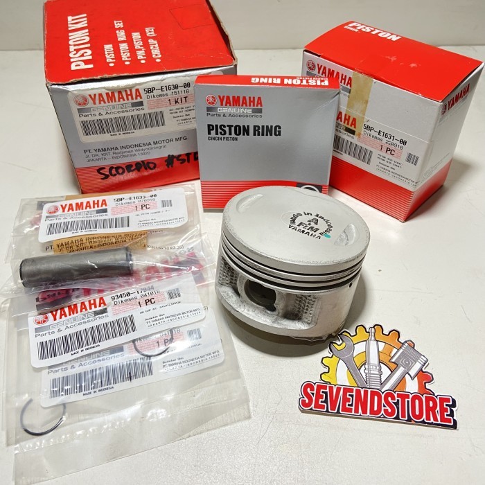 Cylinder Blok Piston Kit 5Bp Buring Seher Ring Set Scorpio Z Ygp