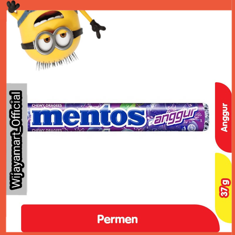 

mentos Permen Anggur Roll 37 g