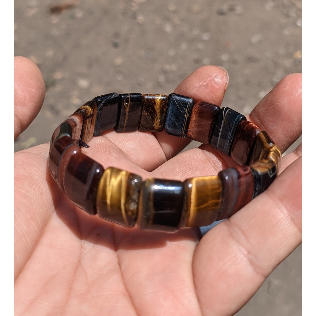 Gelang Golden Tiger Eye Aktif Bersinergi Kolektor Item