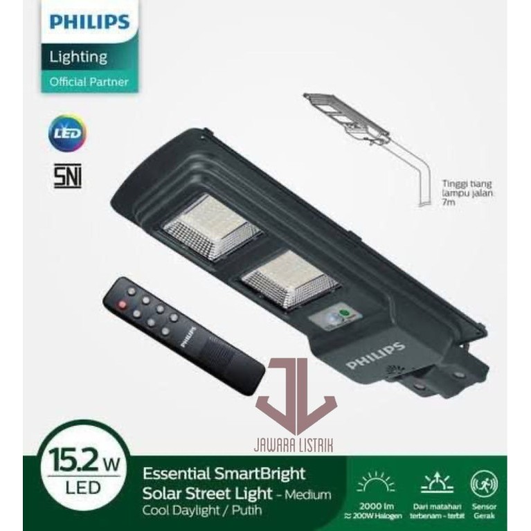 TERBARU PHILIPS BRC010 15,2 WATT LED10/765 200W PJU SOLAR PANEL TENAGA SURYA