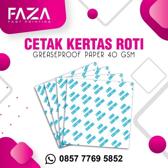 TERBARU cetak kertas roti custom 2 model