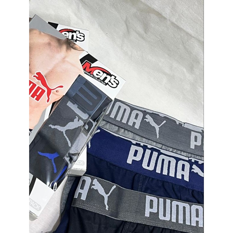 Celana Dalam Boxer Pria Merk Puma 1 Box isi 3 Pcs Terbaru | Murah Berkualitas Nyaman Dipakai