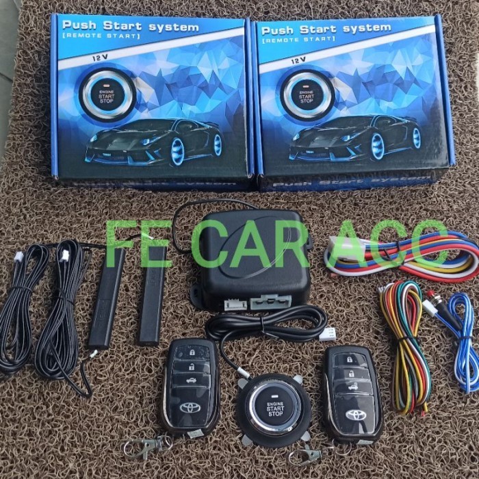 TERBARU ENGINE START STOP MOBIL KEYLESS SISTEM STARTER MOBIL TOYOTA TANPAKUNCI