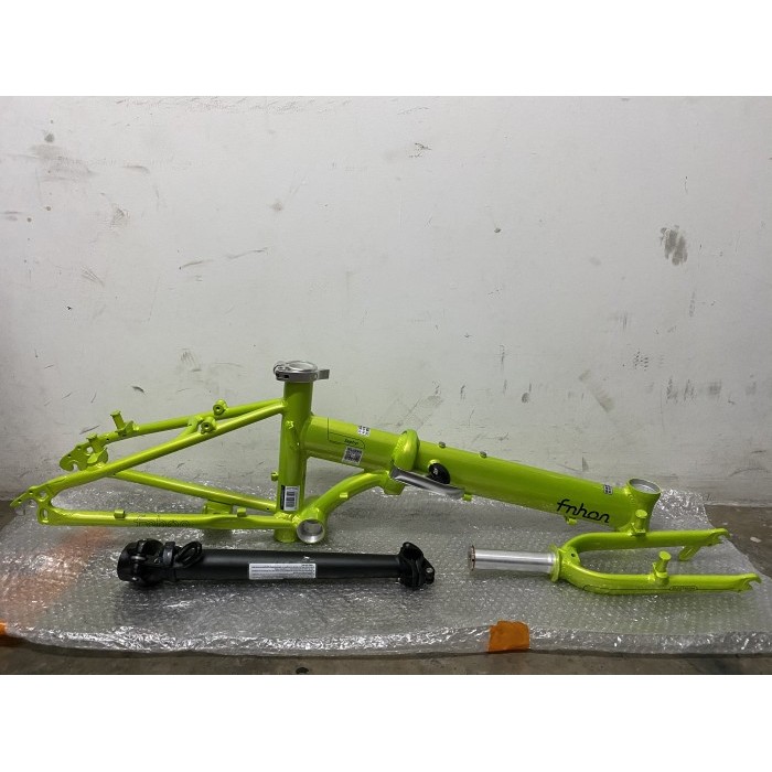 TERBARU READY Frame FNHON Zephyr Vbrake Lime Green Incld Handlepost