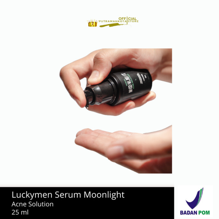 Paket Blackhead Fight Luckyman Serum Moonlight + Charcoal Masx Extra Brightening Pembersih Pencerah