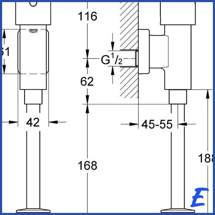 | TJC | GROHE TECTRON 37421000 / KRAN SENSOR URINAL GROHE