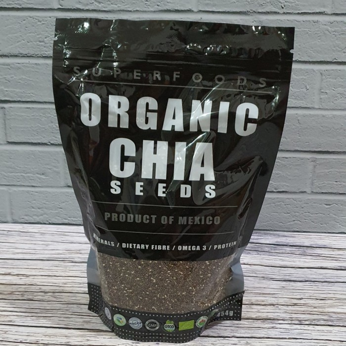 

ORGANIC BLACK CHIA SEED MEXICO 460GR / SUPER FOODS