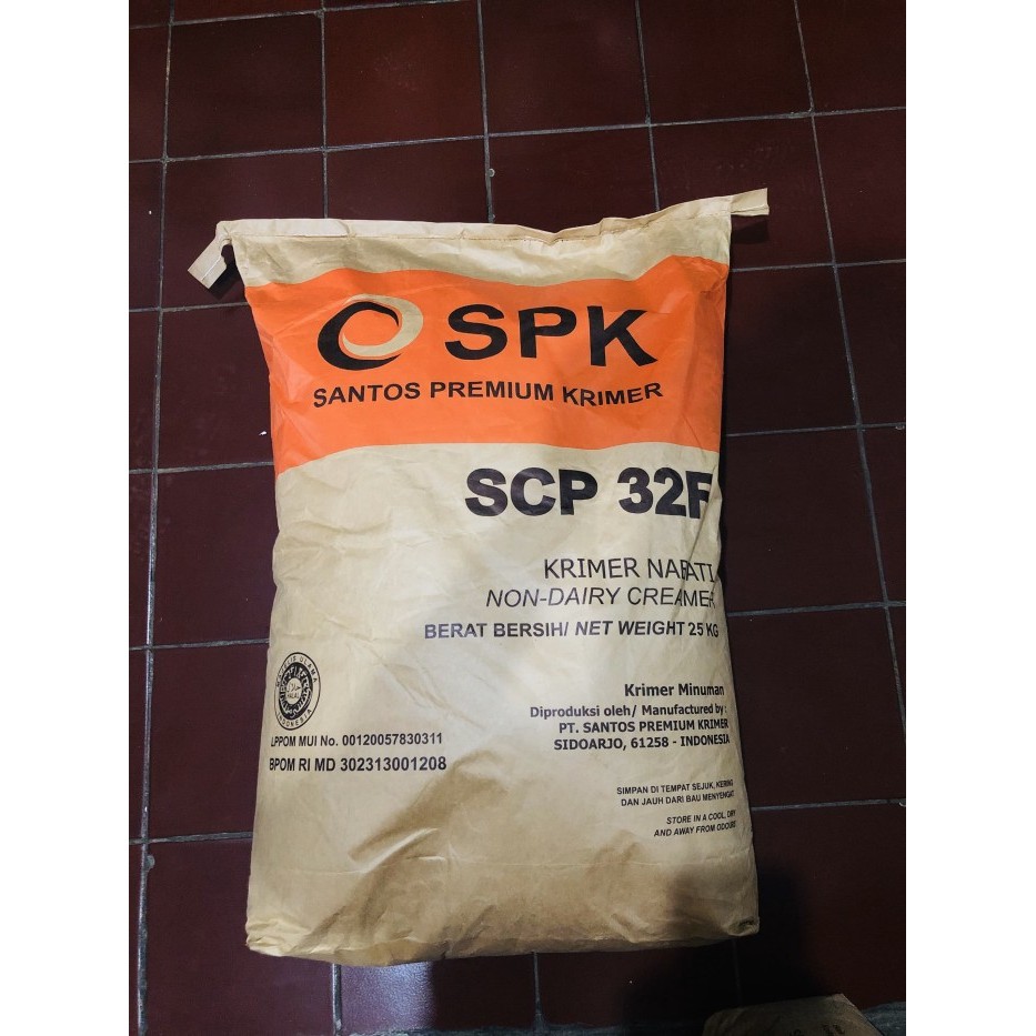 

Creamer Santos ( Premium Krimer ) 32F (25 kg) khusus luar kota