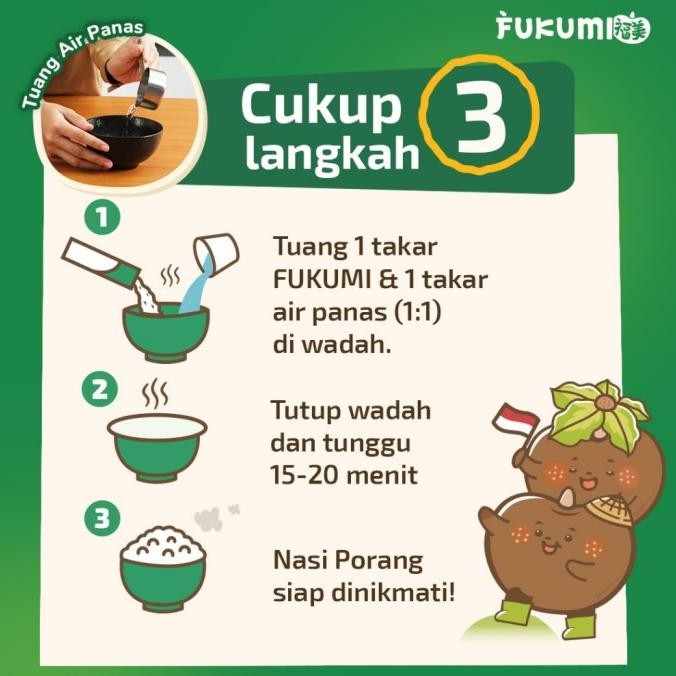 

FUKUMI Beras Porang 2 Box Sachet - Konjac Rice Shirataki TMS