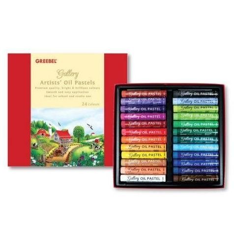 

~^~^~^] Artists oil pastels greebel 24 warna