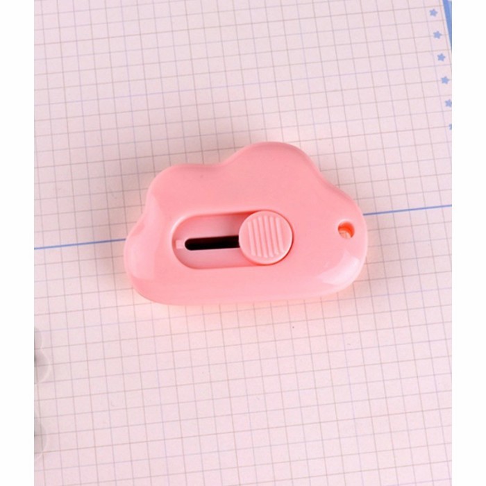 

Cutter Mini Awan Cloud Shape Portable Pisau Pemotong Kertas Kecil