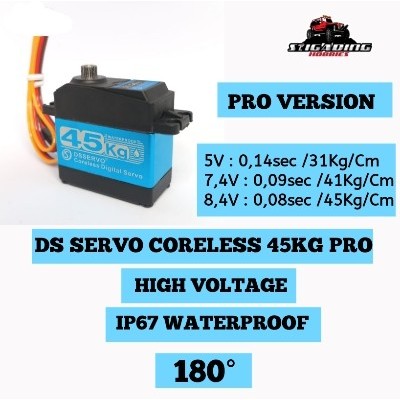 SERVO HIGH VOLTAGE DS3245 PRO 45KG WATERPROOF CORELESS SERVO DS 3245