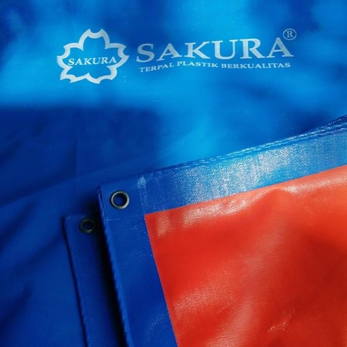 Terpal A12 Sakura U.K 4X6 Meter| Terpal 4X6 M Merk Sakura A12 Premium