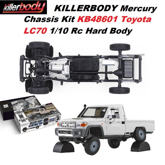 KillerBody Mercury Chassis Kit 313mm Toyota LC70 1/10 Rc Hard Body