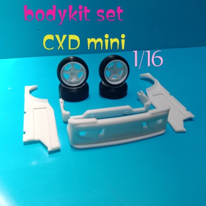 bodykit set velg drift RC CXD mini 1/16