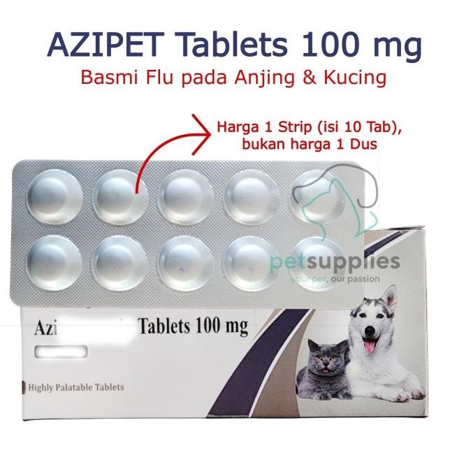 Promo Obat Flu Kucing Anjing Azipet Oral Suspension Atau Tablet Untuk Flu Pipis Berdarah Sakit Kulit