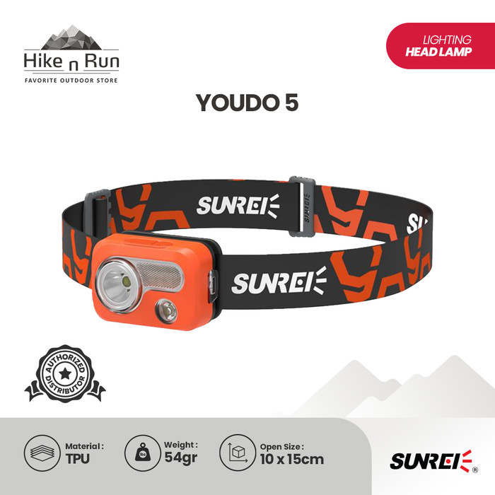 Sunrei Headlamp YOUDO 5 Orange