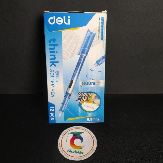 

favorit] Pulpen Deli Think Roller pen Q300