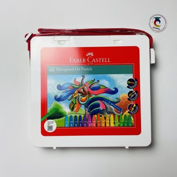 

*:*:*:*:*] Crayon Krayon Hexagonal FABER CASTELL 48 Warna Plastic Bag
