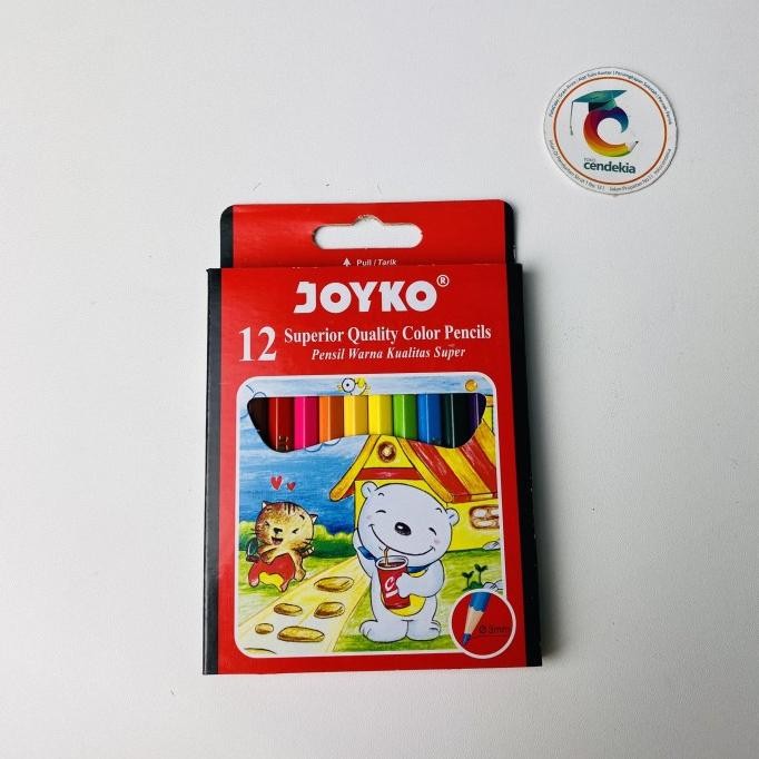

```````] Pensil Warna Kualitas Super JOYKO 12 Warna Pendek Color Pencil