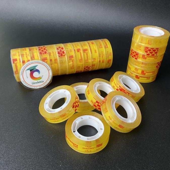 

~@~@~@~@] Isolasi Bening NACHI 0.5 Inch Inci 12 mm x 72 yard