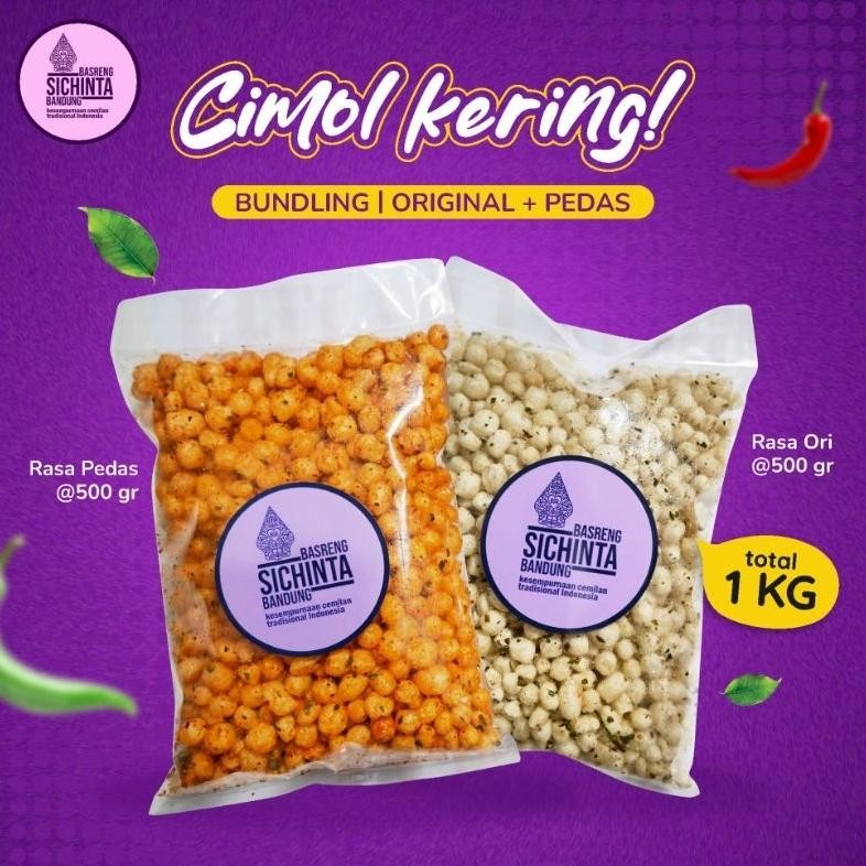 

Cimol Kering Viral Renyah dam Gurih Bundling Rasa Pedas dan SIA BANDUNG [1KG]