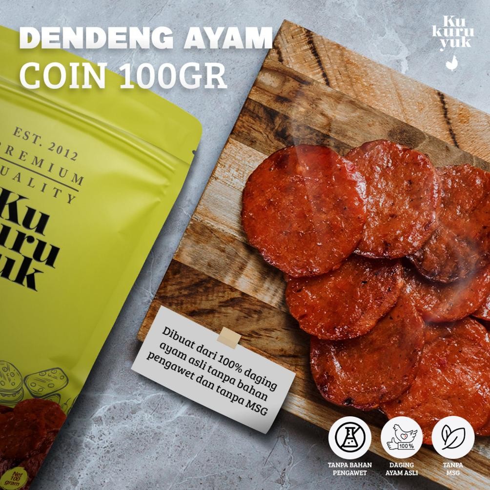 

[PUM COIN] Dendeng Ayam Kukuruyuk Makanan Siap Saji - 100 Gram