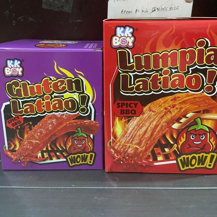 

CEMILAN VIRAL KKBOY LUMPIA GLUTEN BOX SNACK JAJANAN WARUNG MURAH MAKANAN RINGAN RASA SPICY BBQ