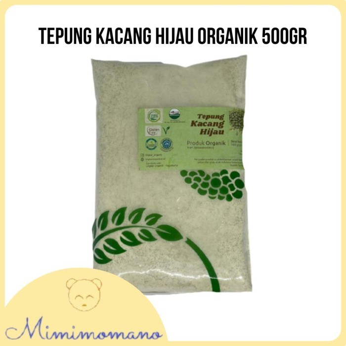 

Tepung Kacang Hijau / Mung Bean Flour Lingkar Organik