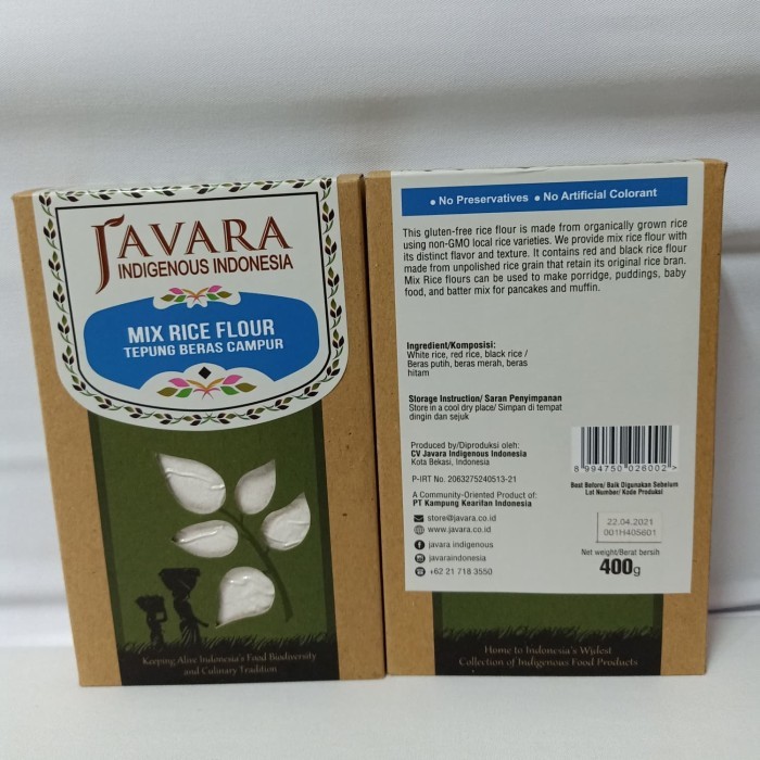 

TERBARU! Javara - Mix Rice Flour (Tepung Beras Campur)- 400 gr