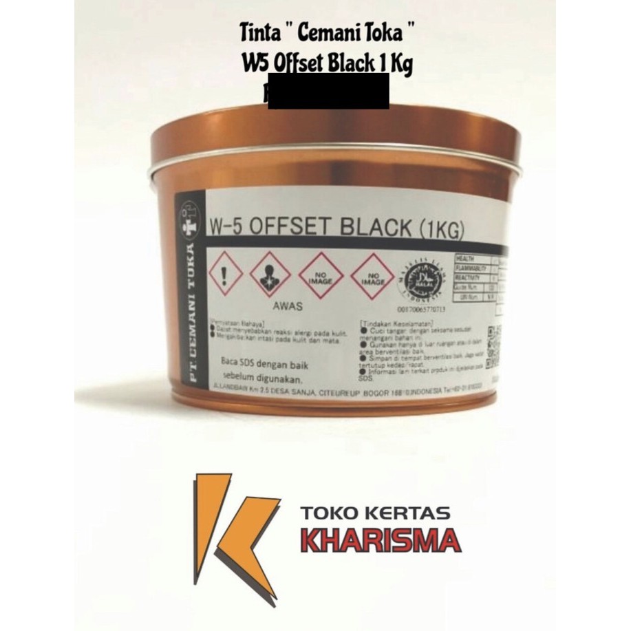 

TERBARU! Tinta Cetak , Cemani Toka , W5 Offset Black
