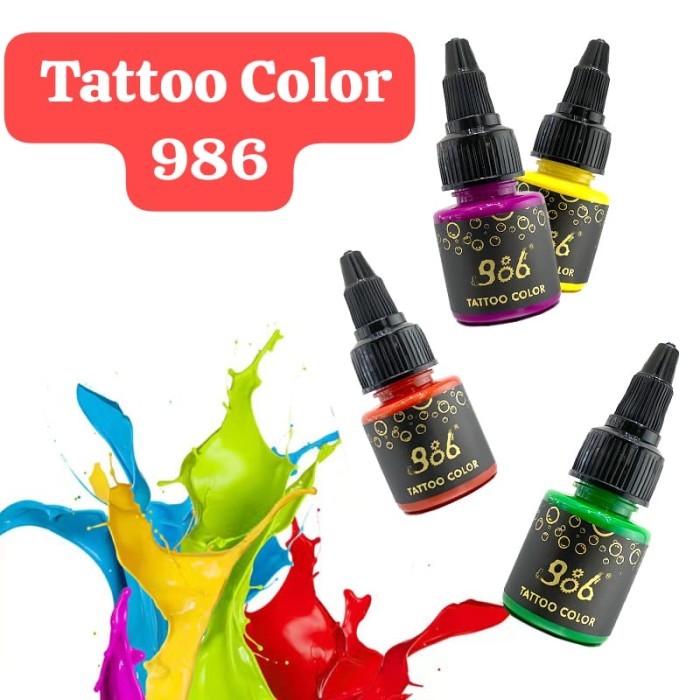 

TERLARIS! 986 TATTOO COLOR 15ML / TINTA TATTOO BEST SELLER / INK TATTOO / TINTA TATO