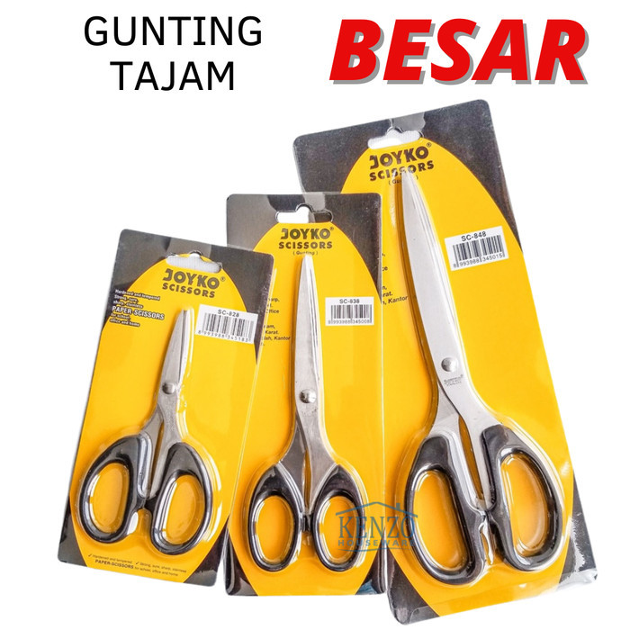 

Gunting Besar Kenko Joyco Gunting Kertas Dapur Tajam Serbaguna