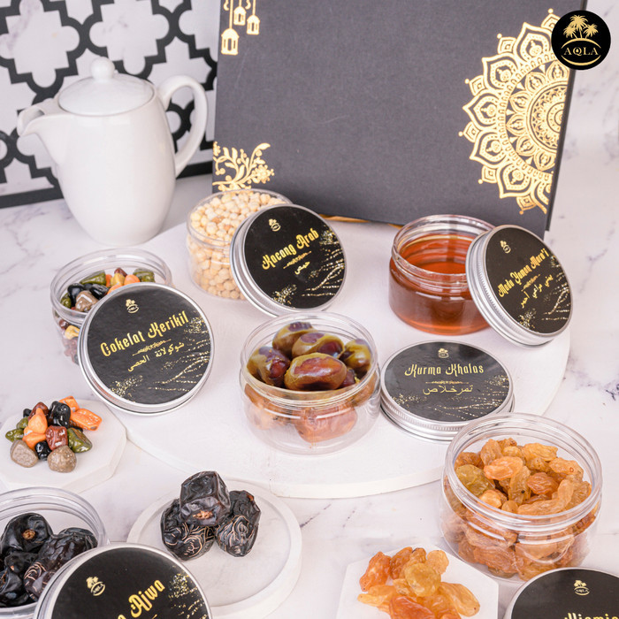 

Hampers Sehat Madu Yaman Kurma Ajwa Cemilan Sehat Parsel Ramadhan Ready
