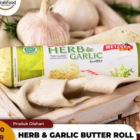 

Metzger Claic Garlic Butter Roll 150 Gr