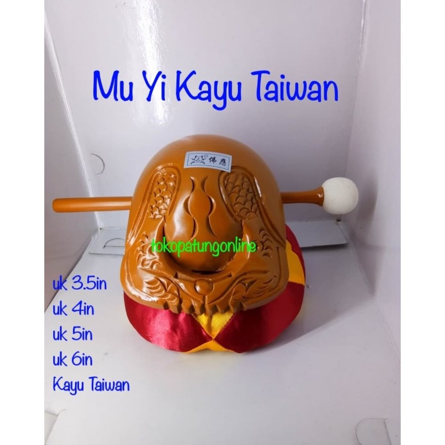 

TERLARIS! Muyi Mu yi Taiwan Kayu Ukir 3.5in