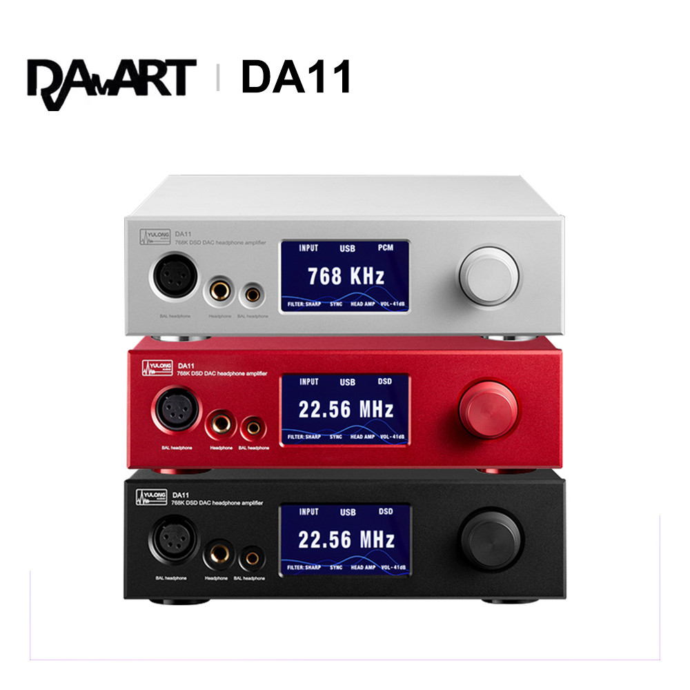 Yulong DA11 DAC/AMP/AIO - Preamplifier Headphone Amplifier dengan ES9038PRO, DSD512, 768kHz, dan Kelas A