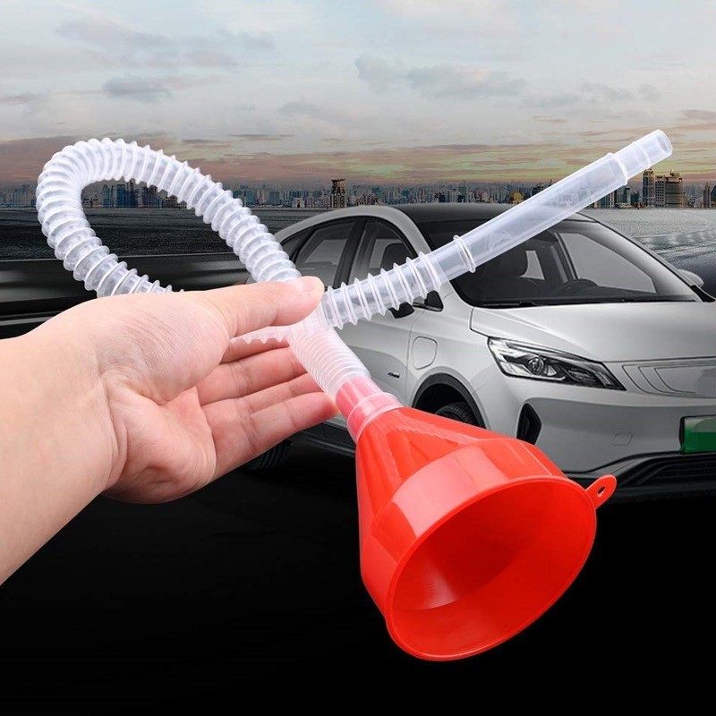 

ETRONIK FITOP Corong Oli Bensin Minyak Motor Mobil 80mm Selang 55cm Flexible - F80