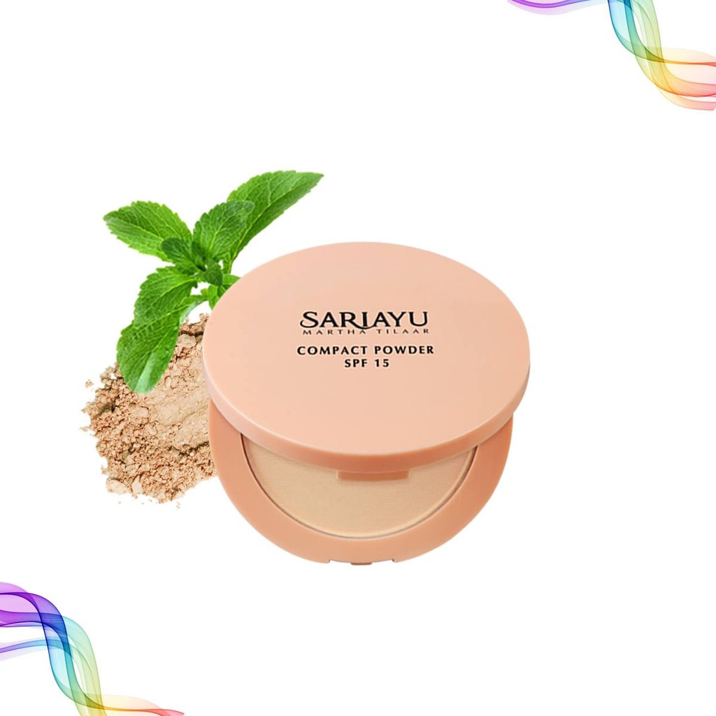 Sariayu Compact Powder SPF15 Kuning Natural Bedak Padat