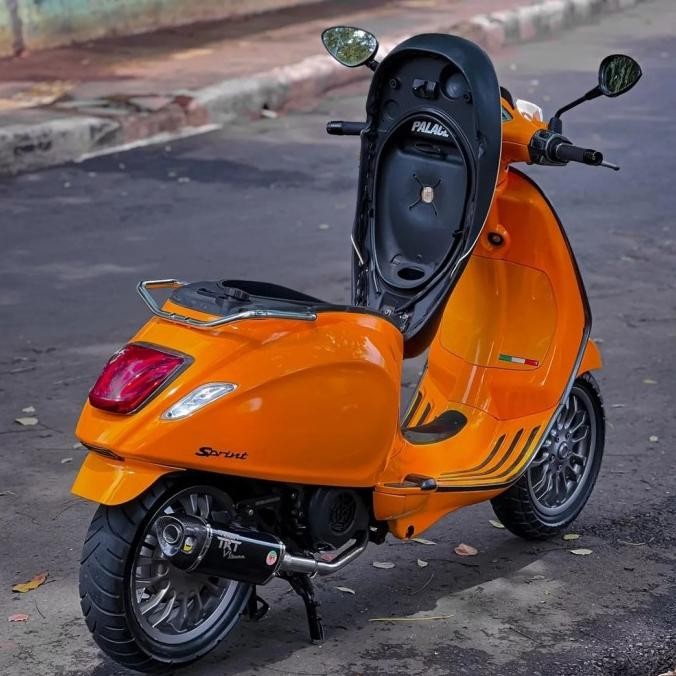 Knalpot Vespa Matic Primavera Sprint LX125 S125 Triton Exhaust TypeV2