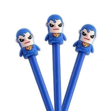 

Pulpen Superman / Gel Pen Karakter Superhero Pena Lucu Souvenir Unik