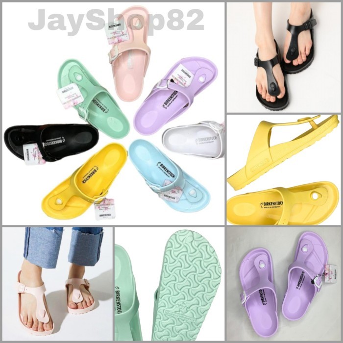 SANDAL JEPIT WANITA MODEL BIRKEN SKECHERS SIMPLE ANTI SLIP TERBARU