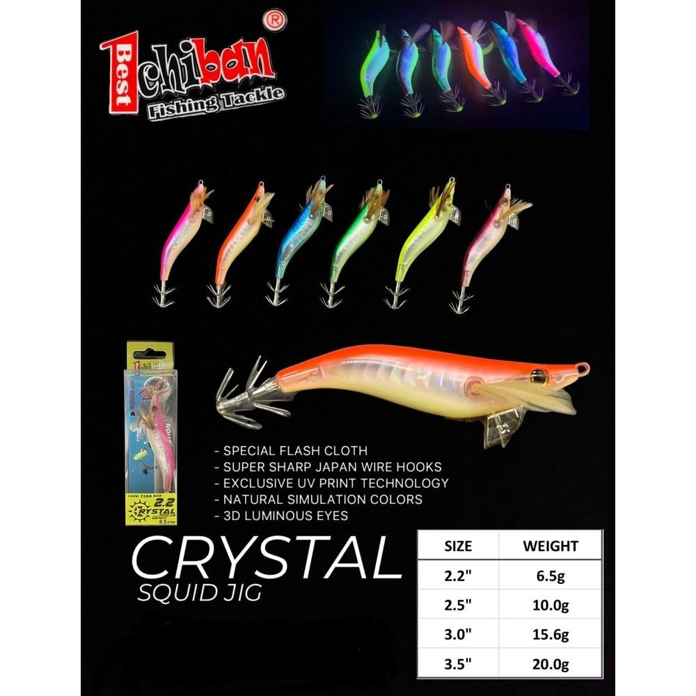Flash Sale SQUID JIG ICHIBAN CRYSTAL