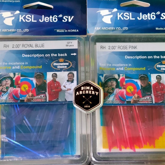 Vanes KSL Jet 6 SV Spin Wing Bima Archery Panahan Anak Panah NO Spider