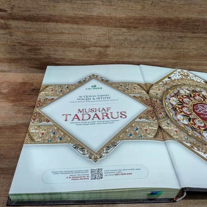 Alquran Tadarus Tajwid Waqaf Ibtida Ukuran Besar A4, Terbitan Cordoba Terlaris