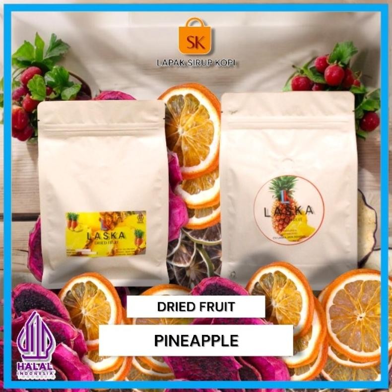 

Dried fruit pine 100 gram - Nanas kering - garnish minuman - buah kering